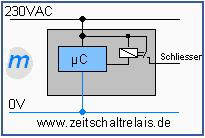massmann Zeitrelais 230VAC Schliesser